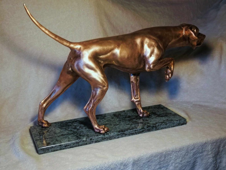 Hungarian bronze statue