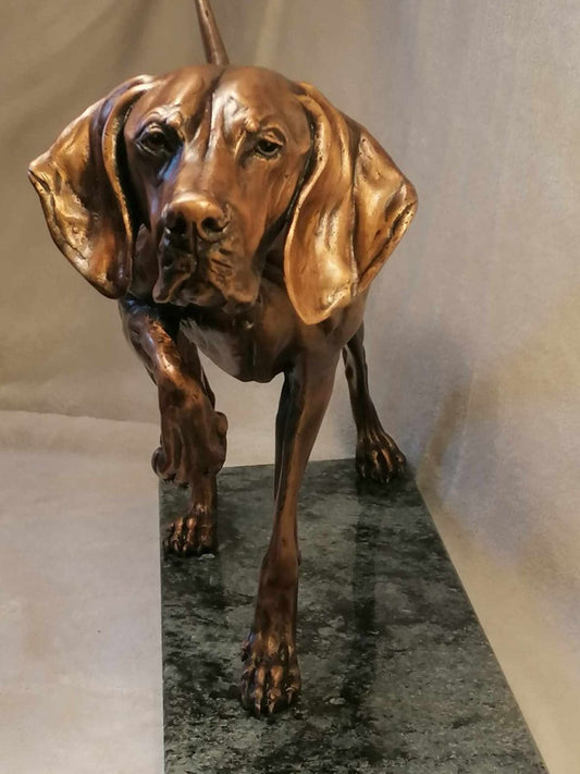 Hungarian bronze statue